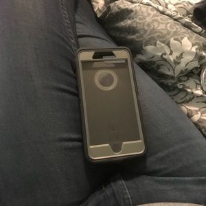 Navy and grey iPhone 7 Plus otterbox
